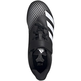 Adidas Predator 20.4 H&amp;L Tf Jr FW9225 jalkapallokengät musta valkoinen 1