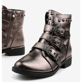 Harmaat naisten saappaat litalla Aotoria 1