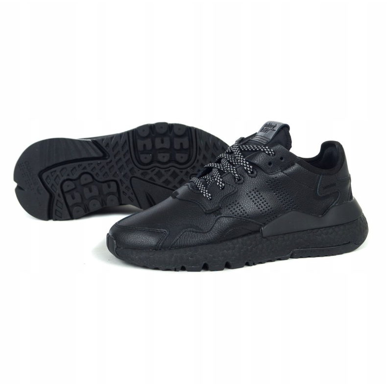 Adidas Nite Jogger Jr EG5837 kengät musta 1
