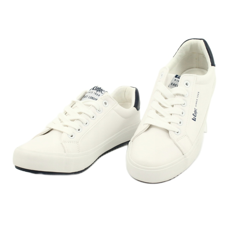 Lee Cooper W LCJL-20-31-072 kengät valkoinen tummansininen 2