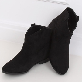 Mustat TX-1876 Mustat litteät cowboy-saappaat 2