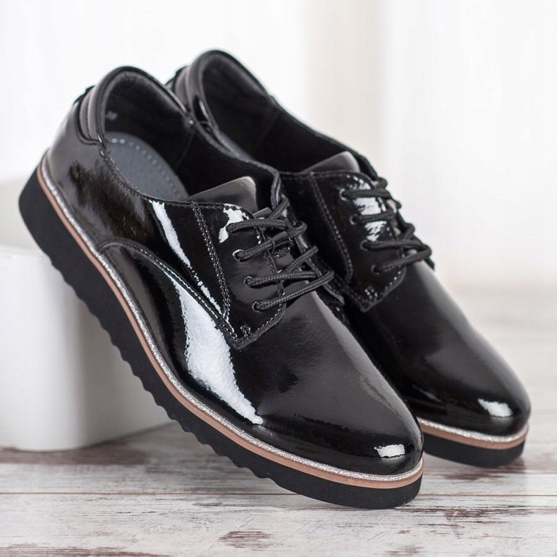 Nahkakengät VINCEZA musta 1