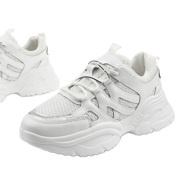 Cahraelas valkoiset lenkkarit valkoinen 1