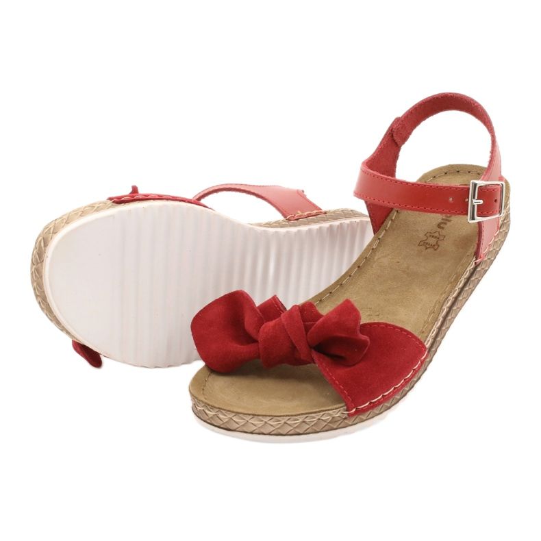 Comfort Inblu naisten kengät 158D117 punainen 4