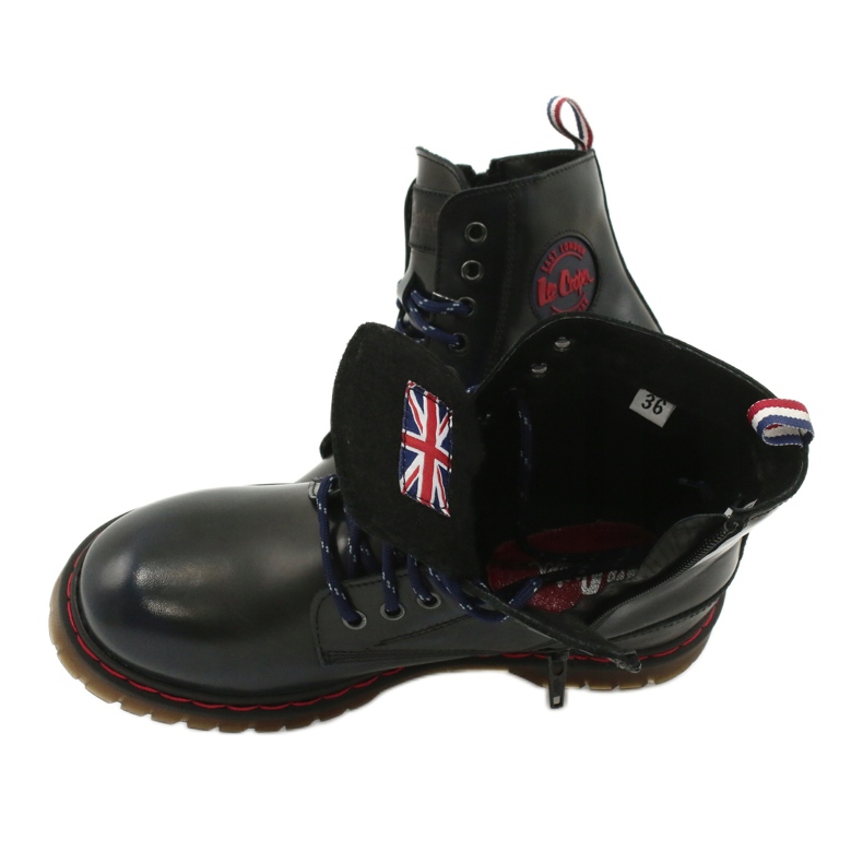 Lee Cooper Saappaat LCJPL-20-01-014 Navy musta tummansininen 5