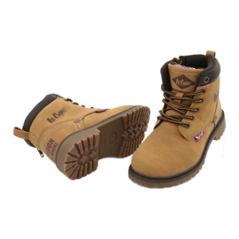 Lee Cooper KID CAMEL Vetoketjulla sidotut ankkurit keltainen 3