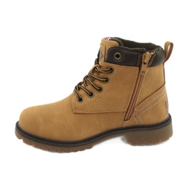 Lee Cooper KID CAMEL Vetoketjulla sidotut ankkurit keltainen 1