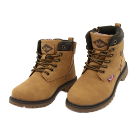 Lee Cooper KID CAMEL Vetoketjulla sidotut ankkurit keltainen 2
