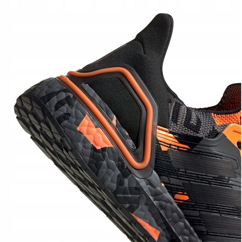 Juoksukengät adidas Ultraboost 20 Pb M FV8330 musta monivärinen oranssi 2