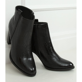 Musta Snakeskin korkokengät UK10 Musta 1