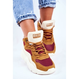 Naisten urheilukengät Big Star Beige GG274646 2