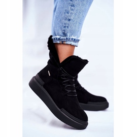 Naisten lumikengät Big Star Black GG274990 musta 1