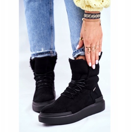 Naisten lumikengät Big Star Black GG274990 musta 2