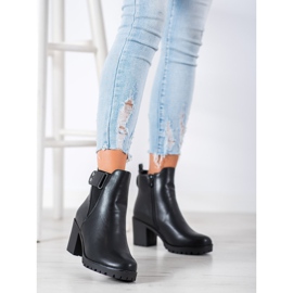 Weide Mukavat saappaat pylväässä musta 2