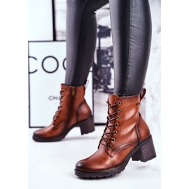 Vinceza Naisten saappaat korkokenkä ruskea kuitu 2