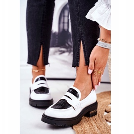 PV3 Naisten Brogues Loaferit Nahka Valkoinen Visconi 3136042 musta 1