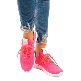 Vaaleanpunaiset urheilukengät F04-4 vaaleanpunainen 1