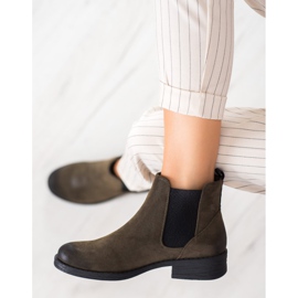 Sergio Leone Muodikkaat Chelsea -saappaat vihreä 2