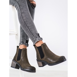 Sergio Leone Tyylikkäät Chelsea -saappaat vihreä 1