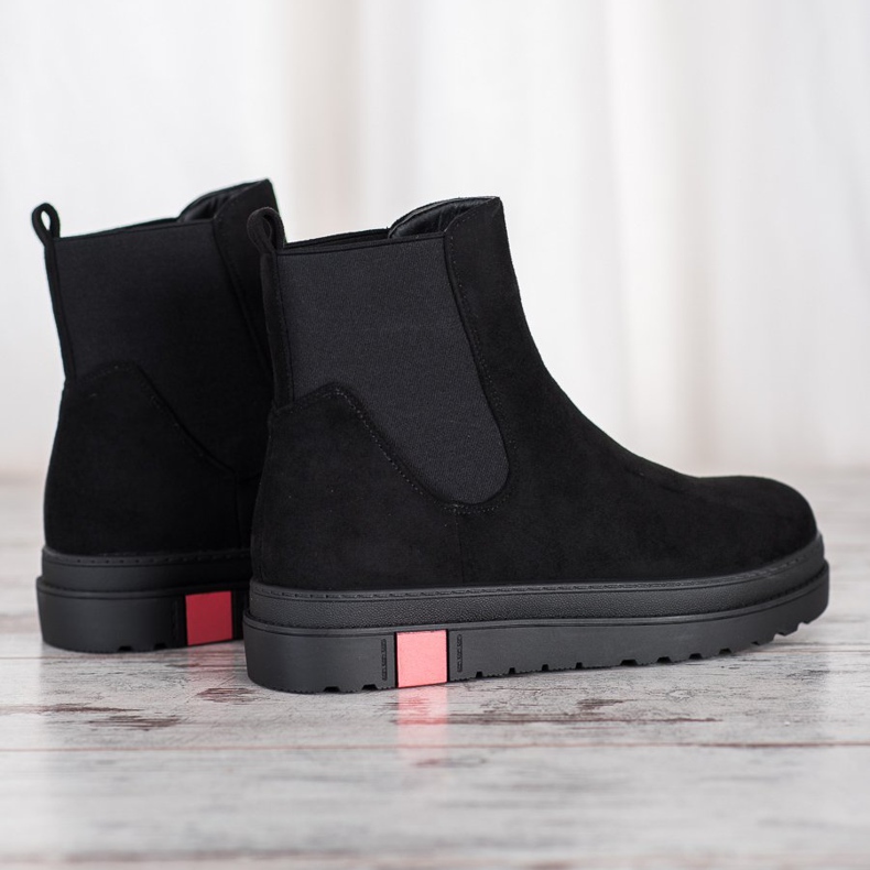 Seastar Saappaat alustalla musta 1