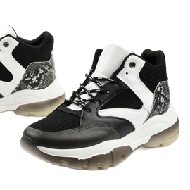 Mustat Barettos-lenkkarit valkoinen 1