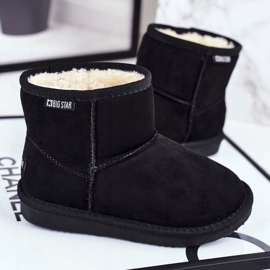 Lasten mustat Big Star -lumisaappaat GG374081 1