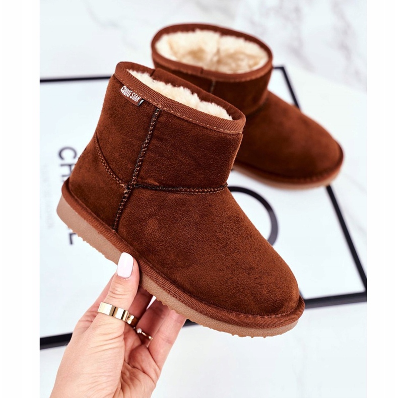 Lasten Big Star lumikengät Camel GG374082 ruskea monivärinen 1