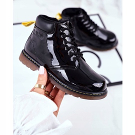 Lasten lämpimät saappaat Big Star Black GG374075 musta 1