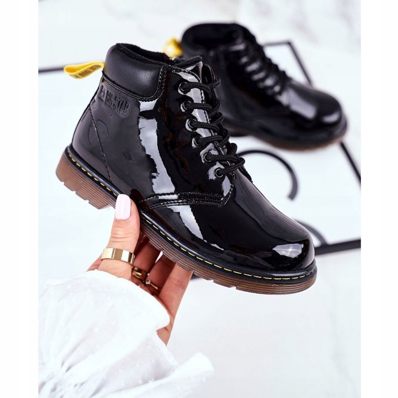 Lasten lämpimät saappaat Big Star Black GG374075 musta 1