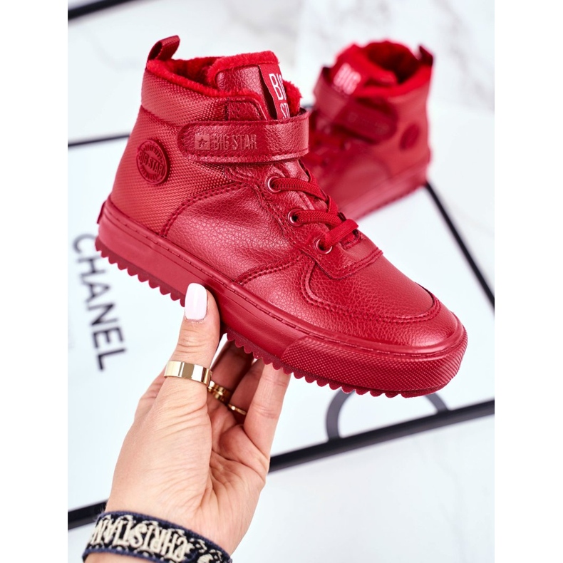 Lasten kengät Tennarit Big Star Warm Red GG374042 punainen 1