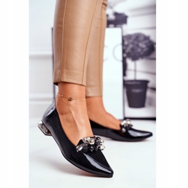 Naisten ballerinat Laura Messi Nahka Musta 2157 1