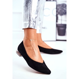 Naisten ballerinat Laura Messi Nahka Musta 2149 1