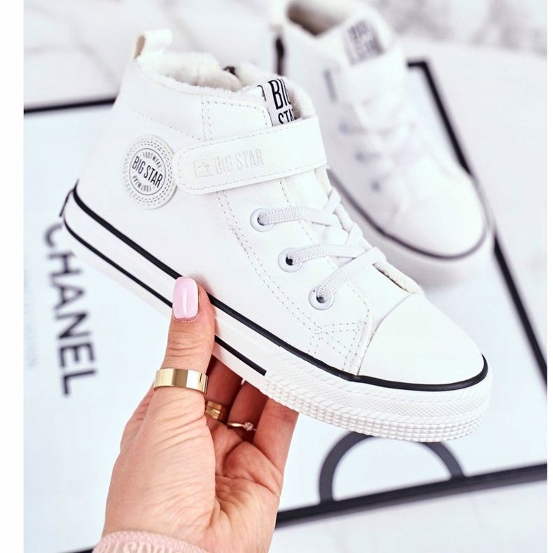 Lasten lenkkarit Big Star lämmin valkoinen GG374033 1