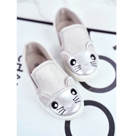 Sabana Lasten lenkkarit Slip-on hiirellä vaaleanharmaat karkit 1