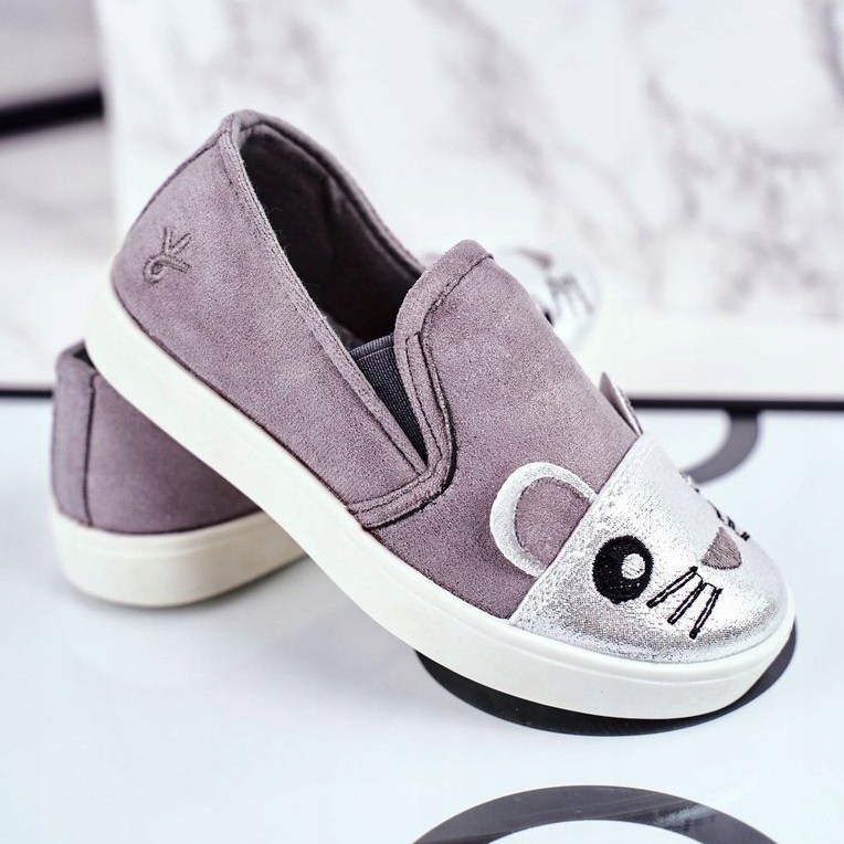 PH1 Harmaat Candys Grey Slip-on lasten lenkkarit 1