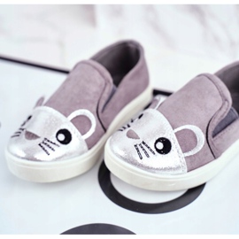 PH1 Harmaat Candys Grey Slip-on lasten lenkkarit 2