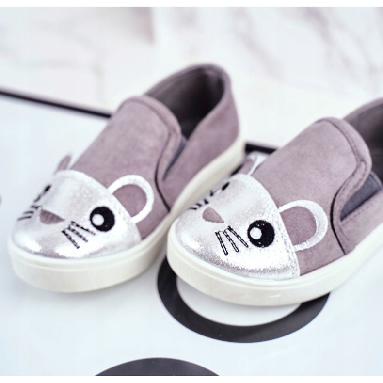 PH1 Harmaat Candys Grey Slip-on lasten lenkkarit 2