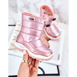 WEESTEP Lasten lumisaappaat lämmitetty vaaleanpunaisella Felinillä vaaleanpunainen 2