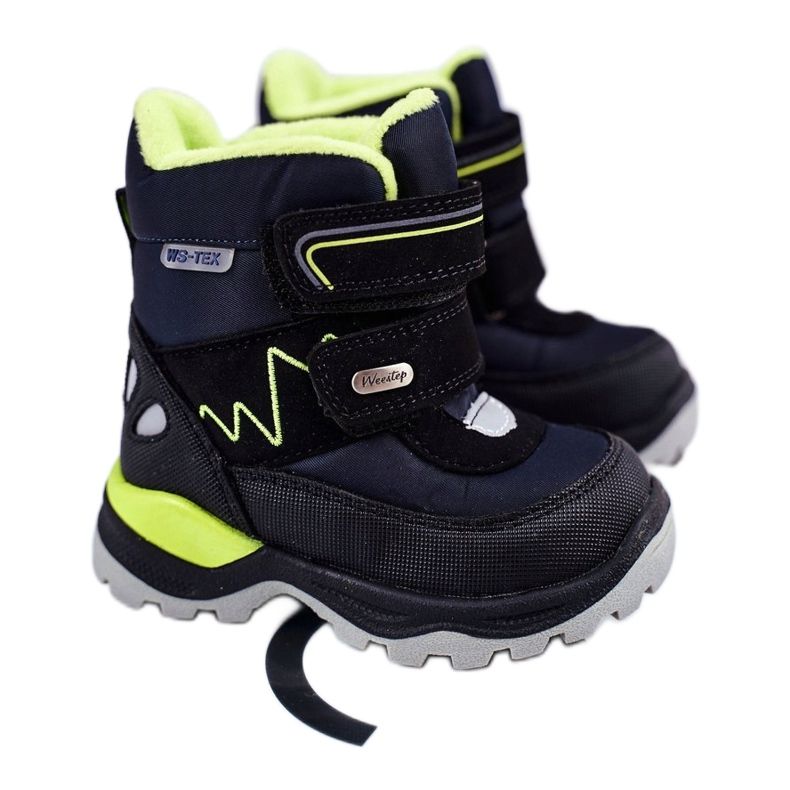 WEESTEP Lasten lumisaappaat, lämmitetty villalla Navy Blue Booom tummansininen 1