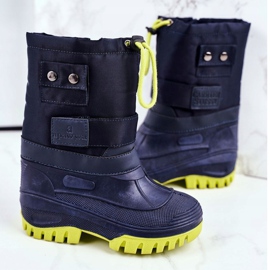 Apawwa Lasten lumisaappaat lämmitetty turkiksella Navy Blue Hot Winter tummansininen 1