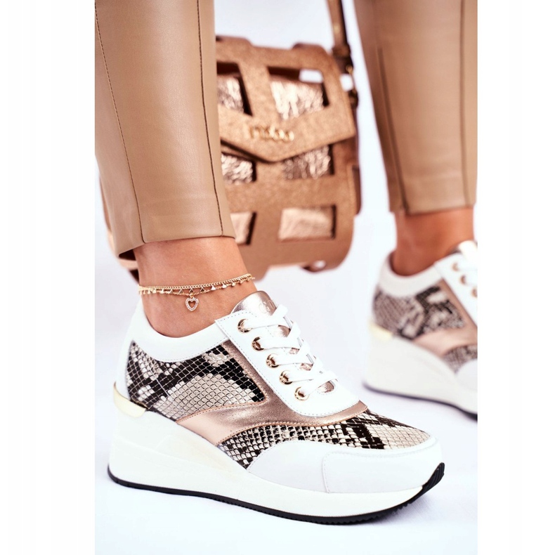 GOE Naisten urheilukengät Tennarit Valkoinen Nahka GG2N3045 monivärinen 1