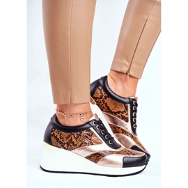 GOE Naisten urheilukengät Lenkkarit Musta Nahka GG2N3044 monivärinen 2