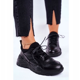 Naisten lenkkarit Goe Nahka Musta GG2N3041 1