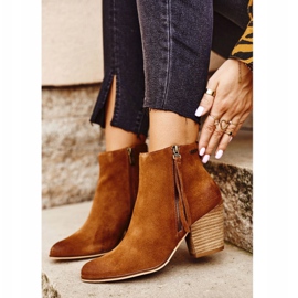 Naisten saappaat korkokengillä Big Star Camel GG274364 ruskea monivärinen 1