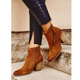 Naisten saappaat korkokengillä Big Star Camel GG274364 ruskea monivärinen 2