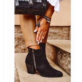 Big Star Naisten saappaat korkokenkiä iso tähti musta GG274362 2