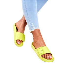 Naisten tossut Big Star, jossa vihreä solki FF274A390 2