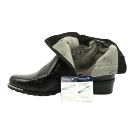 Caprice naisten saappaat lakatut 25309-25 musta 7