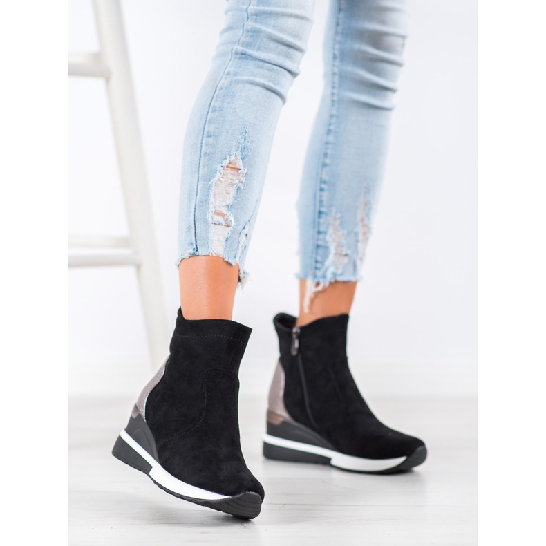 VINCEZA kiilakengät musta 1