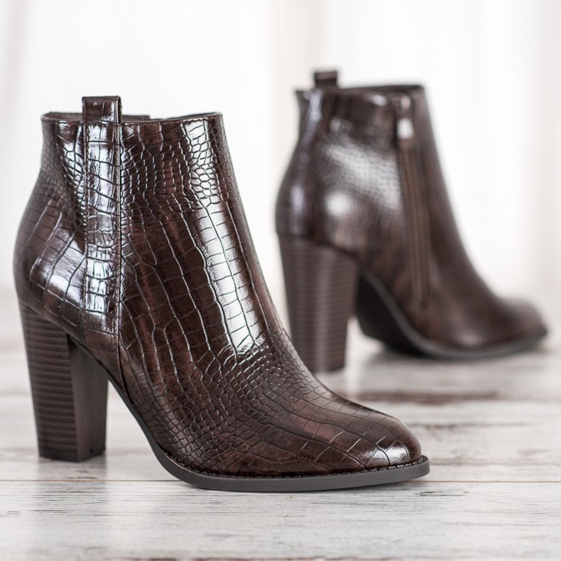 Seastar Eco-nahkaiset saappaat ruskea 1